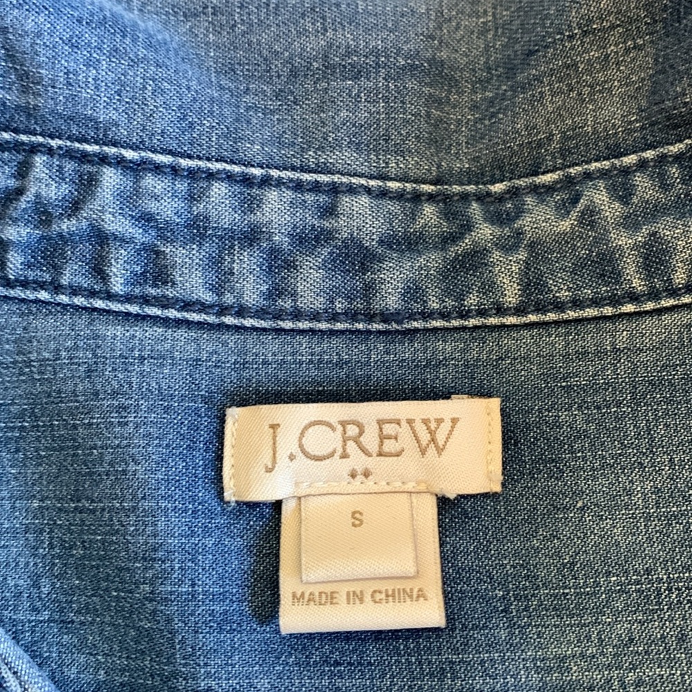 J. Crew Sleeveless Lyocell & Cotton Dress - Picture 7 of 14